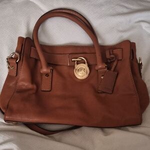 Michael Kors Tan Leather Satchel